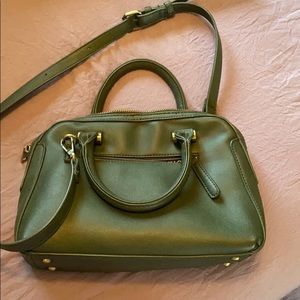 Dark green purse